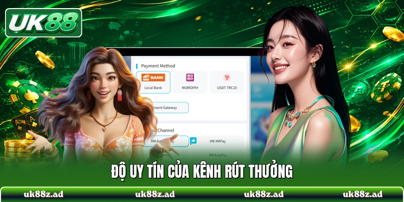 Độ uy tín của kênh rút thưởng